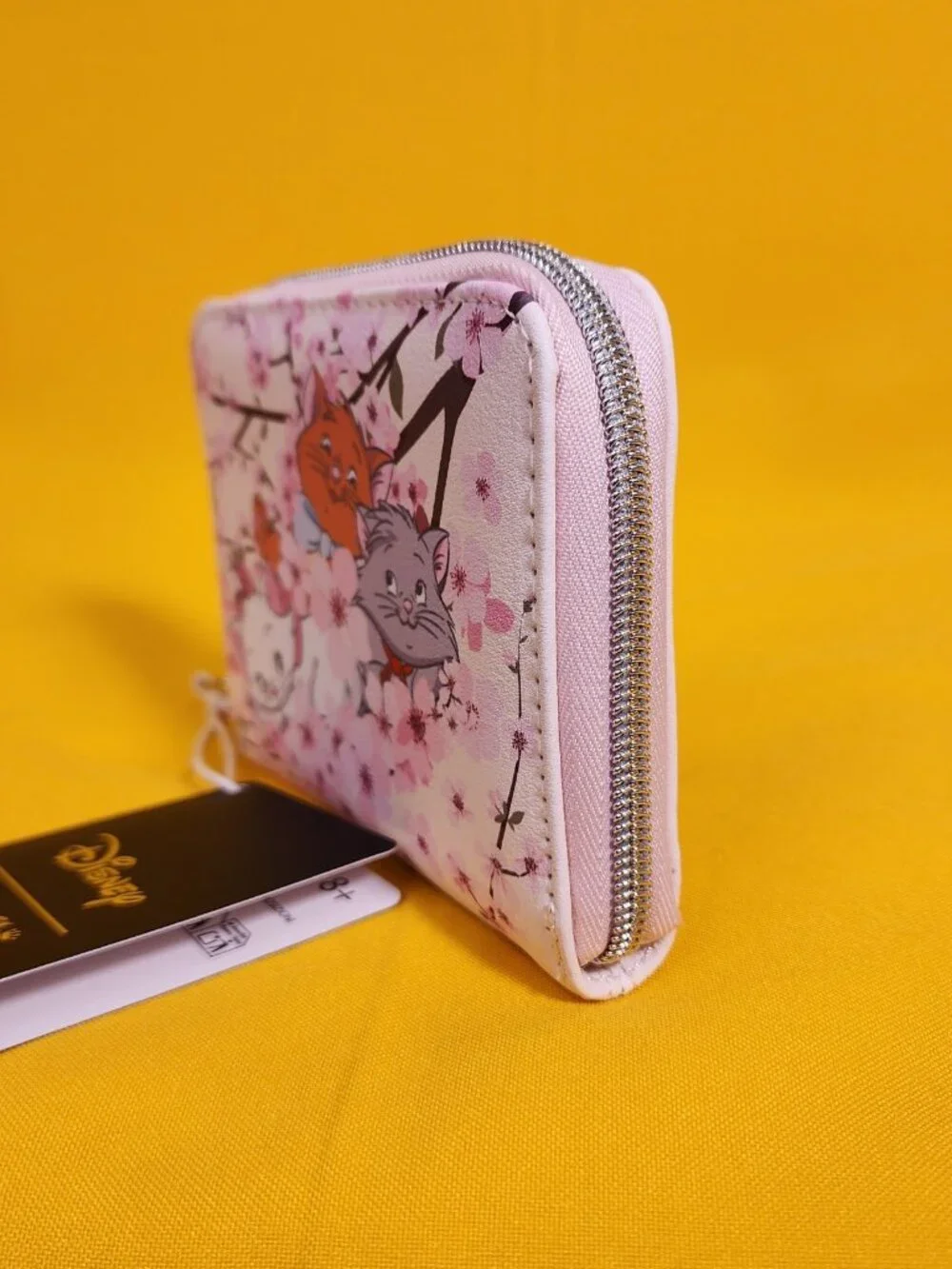 Loungefly Disney The Aristocats Kittens Cherry Blossom Marie Zip Wallet NEW